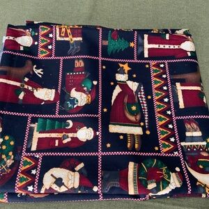 New Debbie Mumm Christmas Santa Fabric 3 Yds